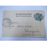 Przemyśl, Wybrzeże Franciszka Józefa, secesyjna winieta, 1900