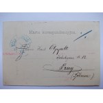 Kraków, Barbakan, patriotyczna, flaga, kolaż, 1903