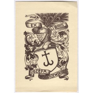 Ekslibris S. Jakubowskiego dla J. Boguszewskiego, z 1944.