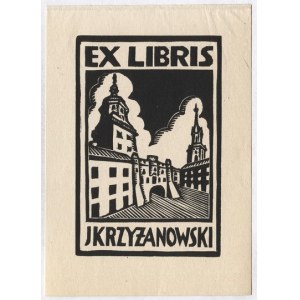 Ekslibris K. Wiszniewskiego dla J. Krzyżanowskiego. 1926.