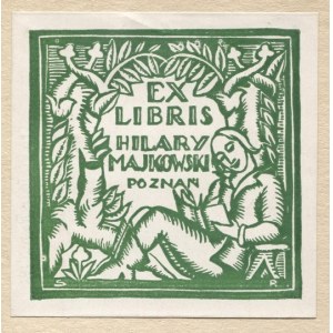 RACZYŃSKI Stanisław (1903-1982) - Ex libris Hilary Majkowski, Poznań.