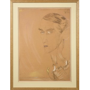 Stanislaw Ignacy WITKIEWICZ WITKACY (1885-1939), Head on legs - Portrait of Jan Władysław Pakowski, 1934