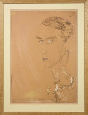 Stanisław Ignacy WITKIEWICZ WITKACY (1885-1939), Głowa na nóżkach - Portret Jana Władysława Pakowskiego, 1934
