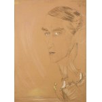Stanislaw Ignacy WITKIEWICZ WITKACY (1885-1939), Head on legs - Portrait of Jan Władysław Pakowski, 1934