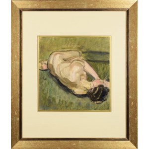Wojciech WEISS (1875-1950), Leżąca modelka, 1907