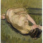 Wojciech WEISS (1875-1950), Leżąca modelka, 1907