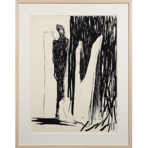 Bożenna BISKUPSKA (nar. 1952), Jednonohá s plošinou, 1986