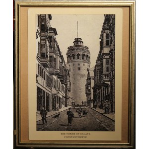 Artysta Nieznany, The Tower of Galata, Constantinople