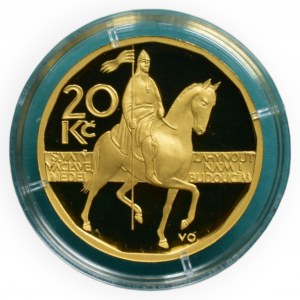 ČR - medaile, Medaile 1998 (V.Oppl) - Motiv 20 Kč - Mincovní město Kroměříž