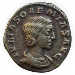 Julia Soemias 218-222, AR denár minc. Řím