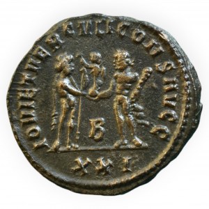 Diocletian 284-305, Billon.antoninián minc. Siscia