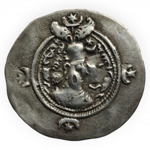 Chusro I., drachma AR, 32 mm