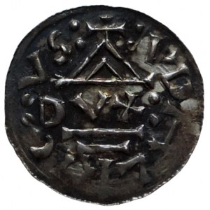 Oldřich 1012-1034, denarius Cach 292