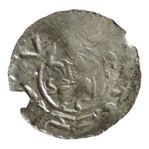 Bořivoj II., první vláda 1100-1107, denár Cach 413