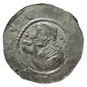 Vladislav II. 1140-1172, denár Cach 556