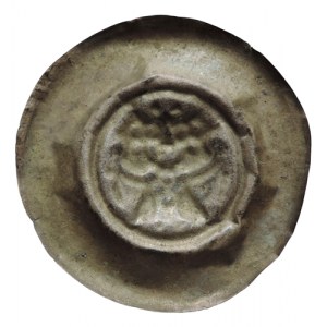 Přemysl Otakar II. 1253-1278, velký brakteát Cach 795 R