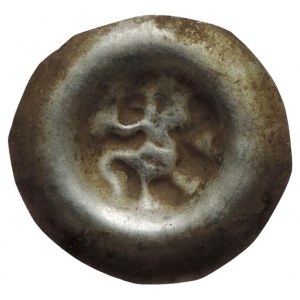Přemysl Otakar II. 1253-1278, brakteát moravský střední Cach 983