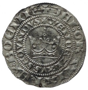 Václav II. 1278-1305, pražský groš Sm. 2var