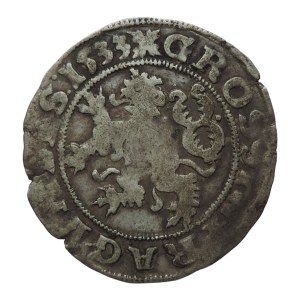 Ferdinand I. 1526-1564, pražský groš 1533, Chvojka T4/C/K obr. N