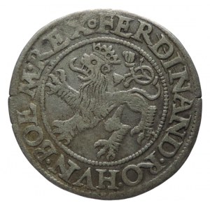 Ferdinand I. 1526-1564, slezský groš 1546 Vratislav-Westermaier MKČ 154 chyboražba