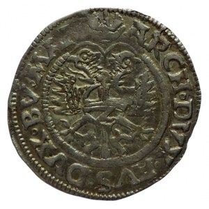Maxmilián II. 1564-1576, 2 krejcar 1572 České Budějovice-Gebhart