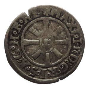 Maxmilián II. 1564-1576, 1 krejcar b.l. Praha-Harder