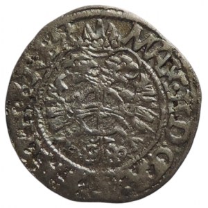Maxmilián II. 1564-1576, 1 krejcar 1571 Praha-Harder