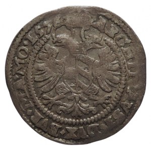 Maxmilián II. 1564-1576, bílý groš 1576 Praha-Harder