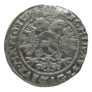 Maxmilián II. 1564-1576, bílý groš 1574 Kutná Hora-Šatný+Vodolínský