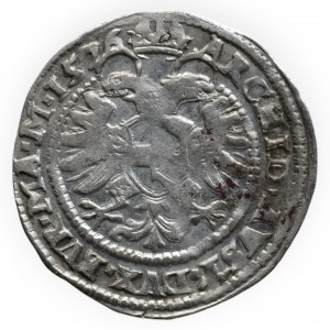 Maxmilián II. 1564-1576, bílý groš 1576 Kutná Hora-Šatný+Vodolínský