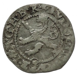 Rudolf II. 1576-1612, malý groš 1587 Praha-Ercker