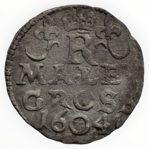 Rudolf II. 1576-1612, malý groš 1604 Kutná Hora-Enderle