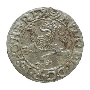 Rudolf II. 1576-1612, malý groš 1587 Jáchymov-Hofmann
