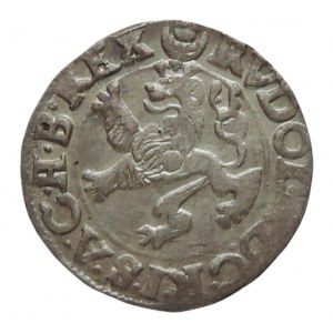 Rudolf II. 1576-1612, malý groš 1593 Jáchymov-Hofmann