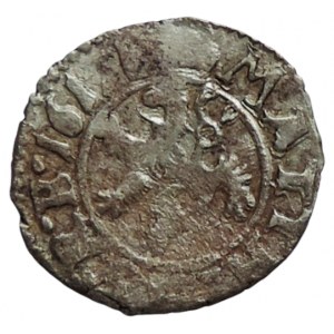 Matyáš II. 1612-1619, bílý peníz 1617 Kutná Hora-Hölzl