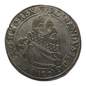 Ferdinand II. 1619-1637, 120 krejcar 1621 kiprový, Praha-Hübmer