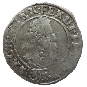 Ferdinand II. 1619-1637, 3 krejcar 1626 Praha-Hübmer