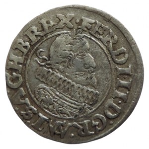 Ferdinand II. 1619-1637, 3 krejcar 1624 CW Brno-Wohnsiedler
