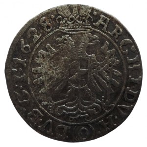 Ferdinand II. 1619-1637, 3 krejcar 1628 O Olomouc-Fritsch