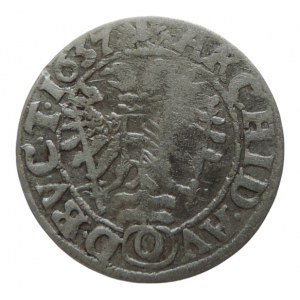 Ferdinand II. 1619-1637, 3 krejcar 1637 O Olomouc-Sonnenschein
