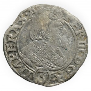 Ferdinand III. 1637-1657, 3 krejcar 1639 Praha-Wolker