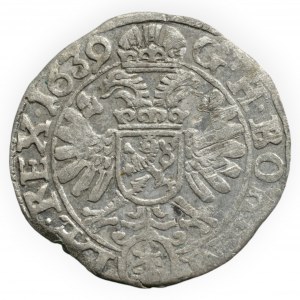 Ferdinand III. 1637-1657, 3 krejcar 1639 Praha-Wolker