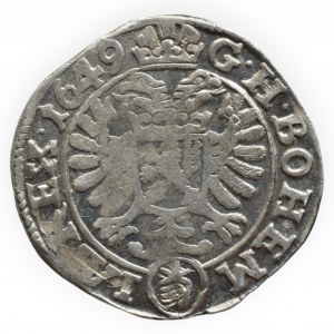 Ferdinand III. 1637-1657, 3 krejcar 1649 Praha-Wolker