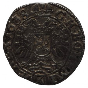 Ferdinand III. 1637-1657, 3 krejcar 1638 Kutná Hora-Geronis