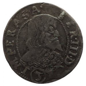 Ferdinand III. 1637-1657, 3 krejcar 1641 Jáchymov-Knobloch