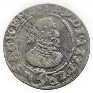 Ferdinand III. 1637-1657, 3 krejcar 1637 Olomouc-Sonnenschein