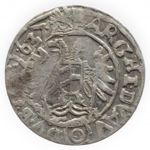 Ferdinand III. 1637-1657, 3 krejcar 1637 Olomouc-Sonnenschein
