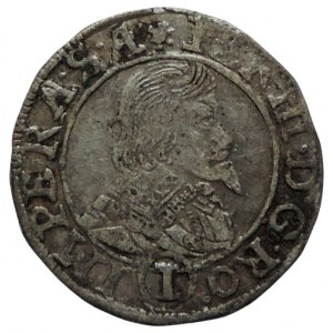 Ferdinand III. 1637-1657, 1 krejcar 1638 Prag-Wolker