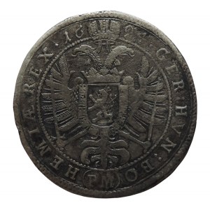 Leopold I. 1657-1705, XV krejcar 1694 PM Praha provizorium