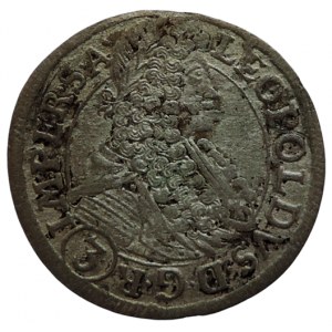 Leopold I. 1657-1705, 3 krejcar 1696 GE Praha-Egerer